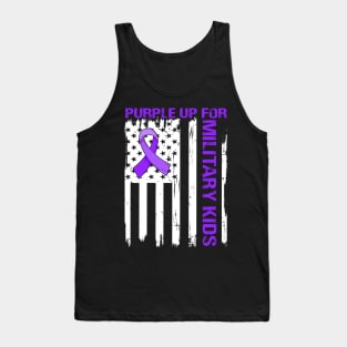 Purple up for Military Kids-Month of the Military Child Tank Top